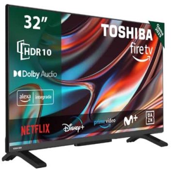 Toshiba 32WF2F63DG Smart TV de 32 pulgadas con Resolución HD HDR10, Asistente de Voz, TV Satélite - Amazon chollos