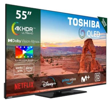 Toshiba 55QV3463DG, Smart TV 55 pulgadas,​ 4K, Ultra HD, QLED