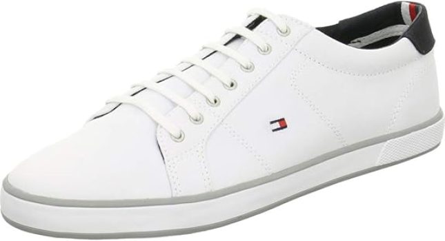 Zapatillas blancas Tommy Hilfiger hombre - CHOLLOS AMAZON