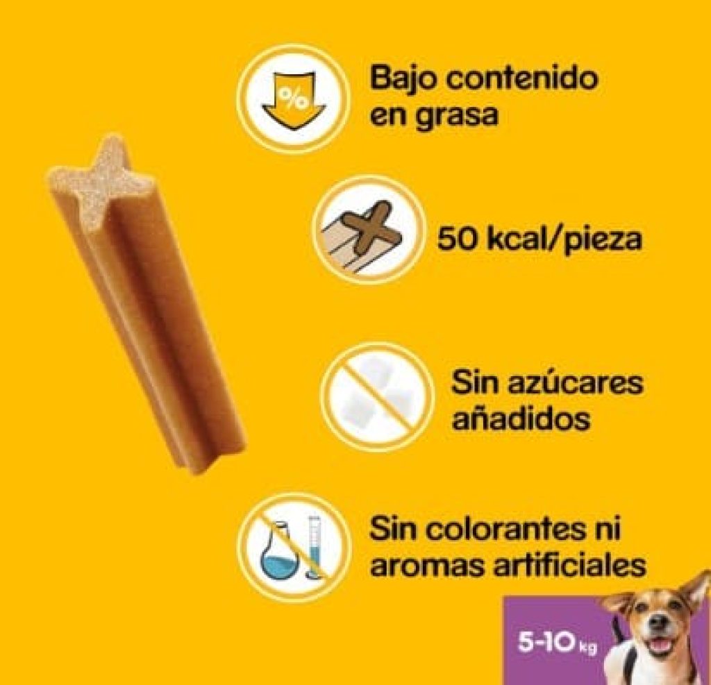 Pedigree Dentastix Snack Dental para la Higiene Oral de Perros Pequeños (1 Pack de 56ud), 0.88 kg