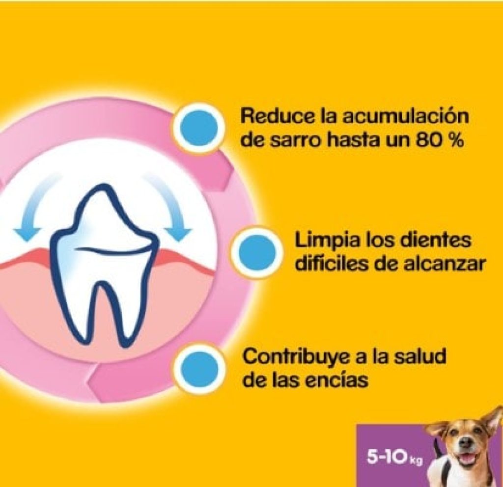Pedigree Dentastix Snack Dental para la Higiene Oral de Perros Pequeños (1 Pack de 56ud), 0.88 kg