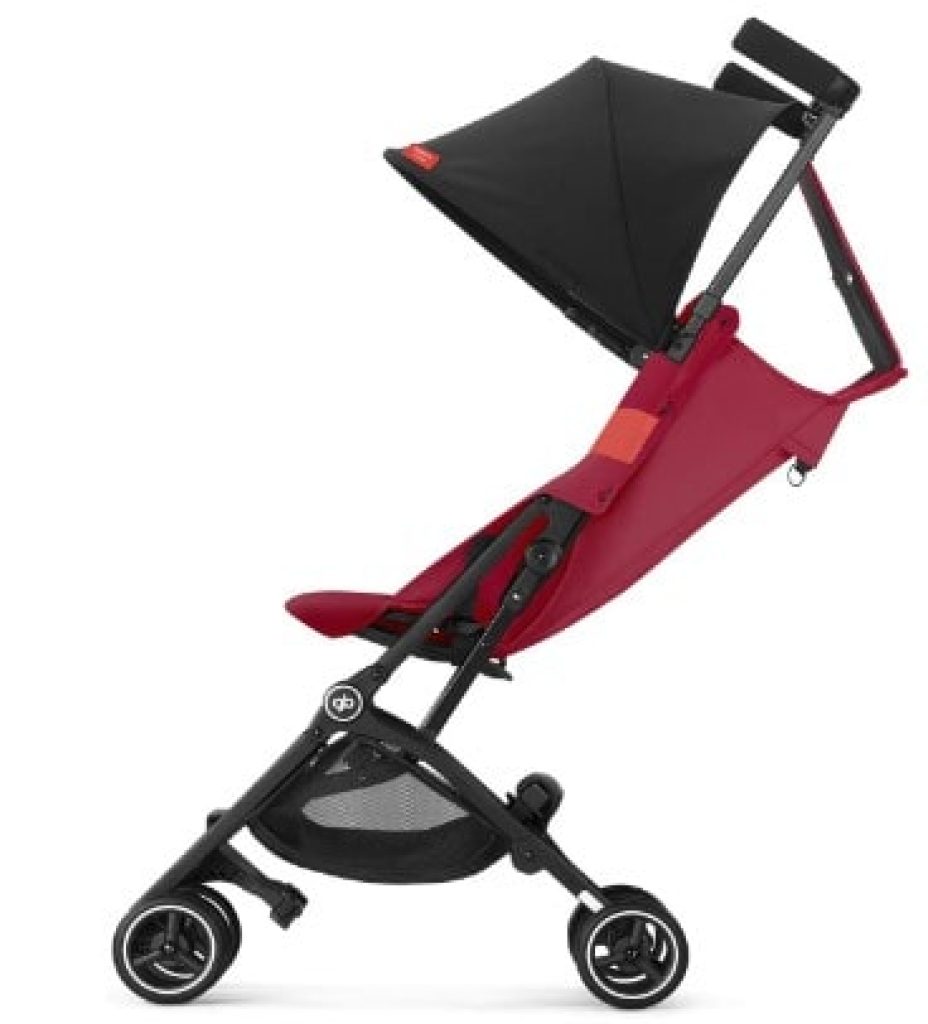 gb Gold Sillita de paseo Pockit+ All Terrain, Ultracompacta, 0-22 kg, De nacimiento a 4 años aprox, Velvet Black (2019)
