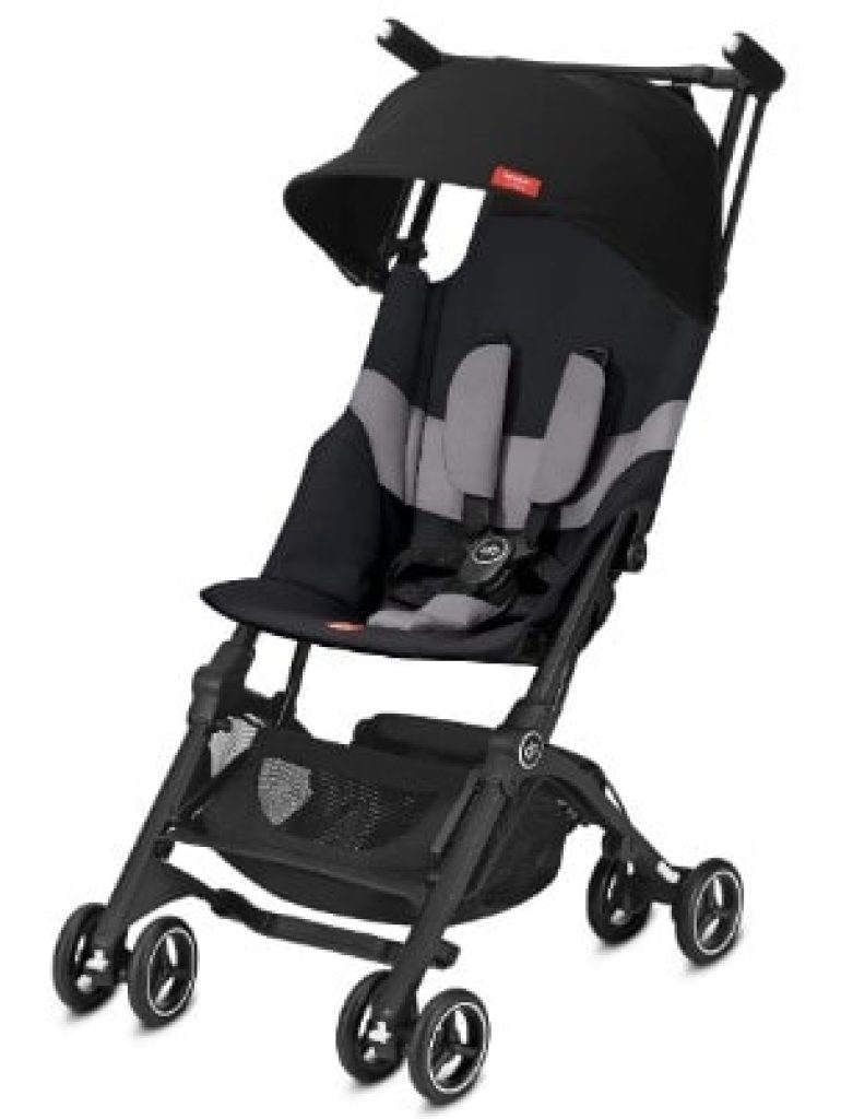 GB Gold Sillita de paseo Pockit+ All Terrain, Ultracompacta, 0-22 kg, De nacimiento a 4 años aprox, Velvet Black