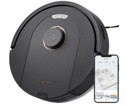 Roborock Q5 Pro Robot Aspirador y Fregasuelos, 5500Pa, 770ml Depósito de Polvo, Tanque de Agua de 180ml