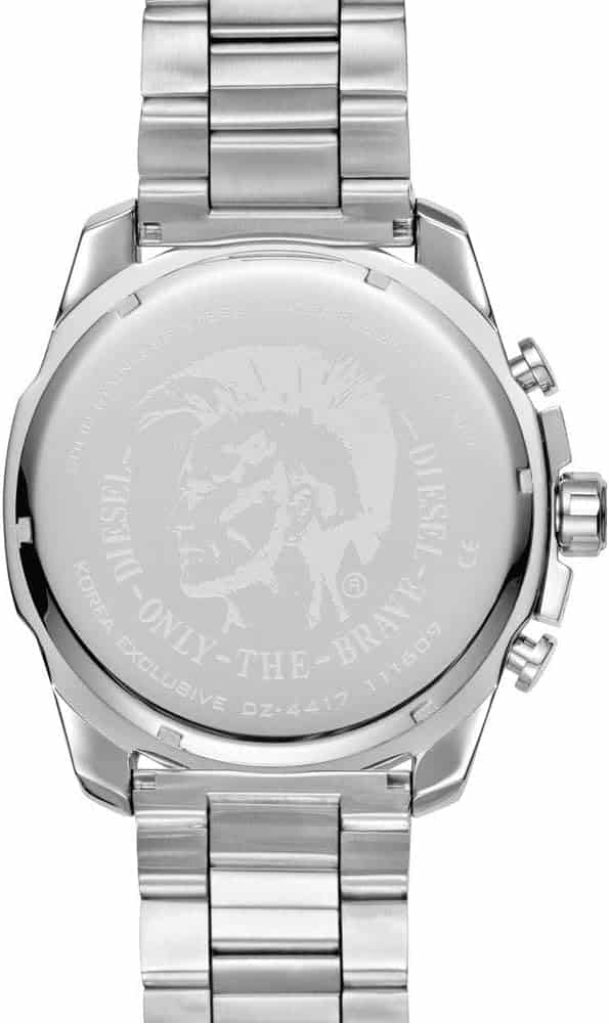 Diesel Reloj para hombre Mega Chief, movimiento cronógrafo de cuarzo, DZ4308