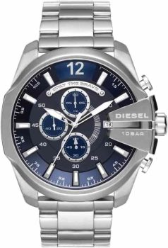 Diesel Reloj para hombre Mega Chief, movimiento cronógrafo de cuarzo, DZ4308