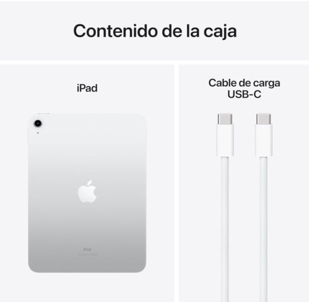 Apple iPad de 10,9 Pulgadas (Wi-Fi, 64 GB) - Plata (10.ª generación)