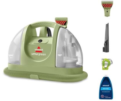 Bissell Little Green, Aspiradora de Agua Tapiceria, Lava Aspiradora para Manchas Cotidianas y Suciedad, Limpiador de Liquidos para Alfombras, Tapiceria, Sofa, Autos y Más, Motor Potente de 340W, 4098N