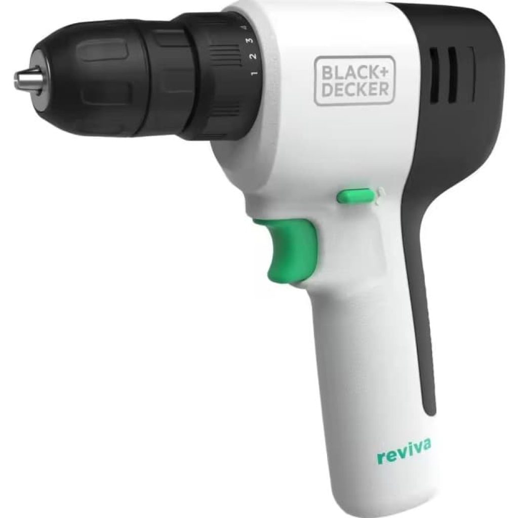 Black & Decker Taladro Atornillador Inalámbrico REVIVA 12V, REVDD12C-QW
