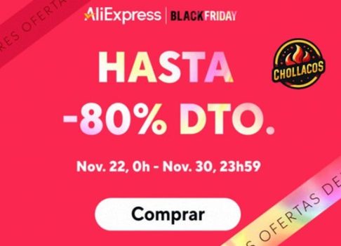 CUPONES BLACK FRIDAY ALIEXPRESS HASTA -80% DTO.