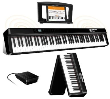 Piano electrico 88 teclas​, con batería de 2000mAh, 2x25W, Altavoces, Pedal - TERENCE