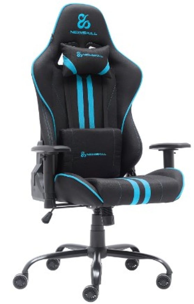 NEWSKILL Kitsune V2 Azul Silla Gaming | Tela Transpirable