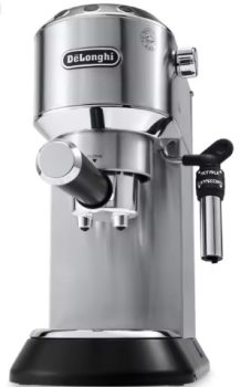 De'Longhi - Dedica Cafetera Espresso Italiana. Máquina de café gourmet en casa. 15 bares de presión, capacidad 1,1L, 1300W. Modelo EC685