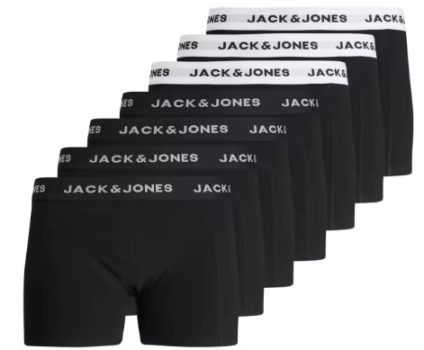 Jack & Jones Jacmaeva - Pack de 7 Bóxers de Algodón Elástico para Hombre - Multicolor - 12274755