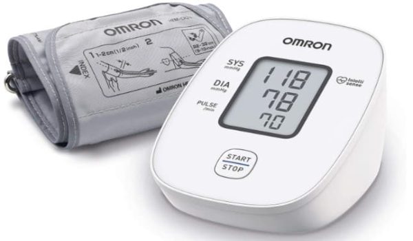 OMRON X2 Basic Tensiómetro de Brazo digital, medición precisa de la presión arterial y el pulso