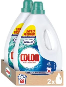 Colon Nenuco Detergente para la lavadora Gel 68 lavados (2x34 lavados)