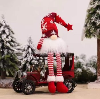Juego de 1 piezas/9 piezas/20 unids/set de avión 2D, suministros para fiestas de Navidad, colgante de felpa decorativa suave para árbol de Navidad