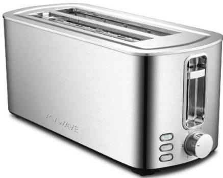 My Wave - Tostador Doble Ranura - Para Todo Tipo de Pan y Bollería, 1400W, Temperatura Regulable