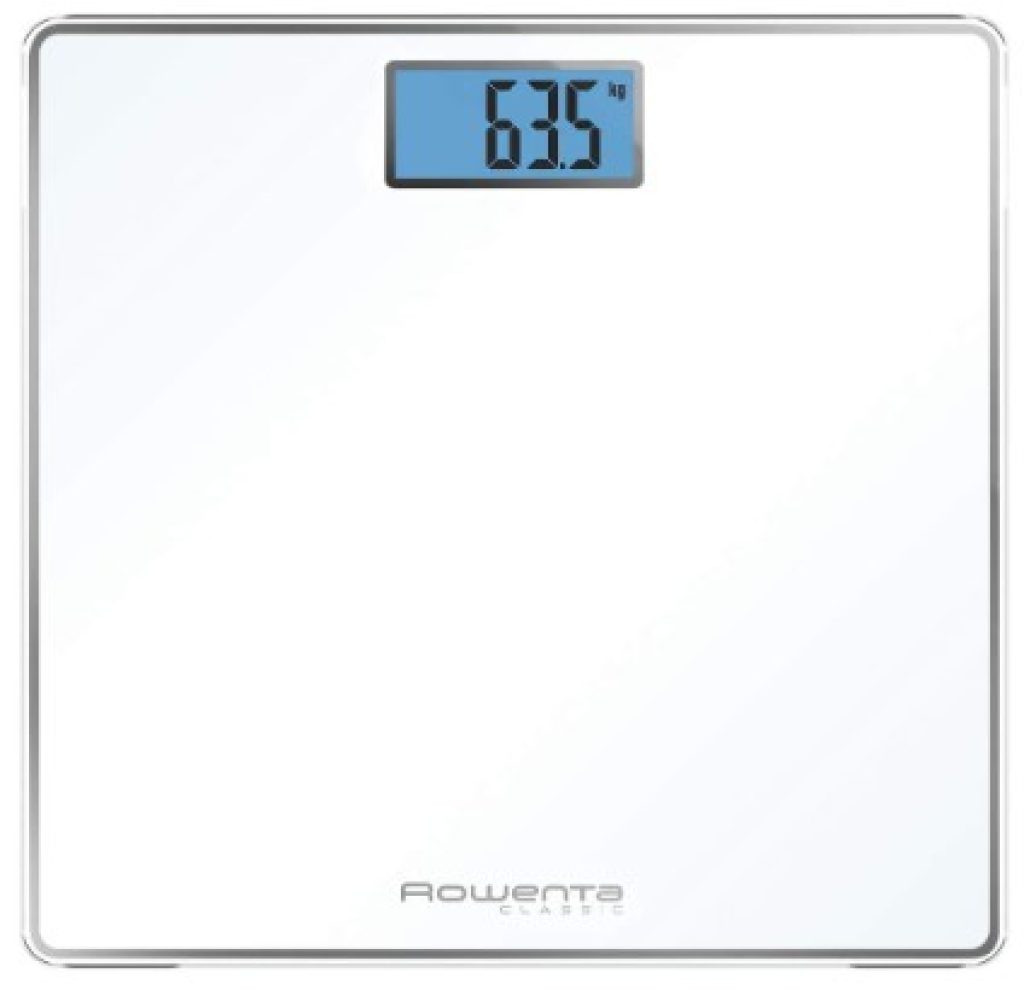 Rowenta Classic BS1501 - Báscula de baño con Pantalla LCD, Capacidad de 160 kg