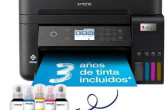 Epson EcoTank ET-3850, Impresora Wifi A4 Multifunción 3en1 con Depósito Tinta Recargable