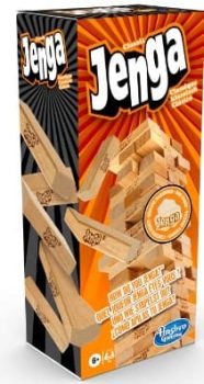 Hasbro Gaming Juego Jenga - El Juego Original de Bloques de Madera para Fiestas