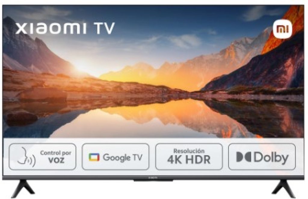 TV LED 50" - Xiaomi A 2025 50, HDR 4K, Smart TV (Google TV), Dolby Audio, DTS Virtual:X, Control por voz