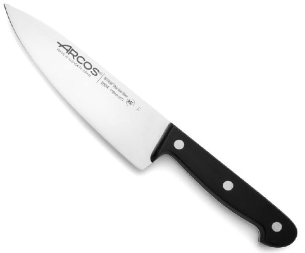 Cuchillos profesionales Arcos​, acero inoxidable, Cuchillo cocina para cortar y pelar alimentos pequeños