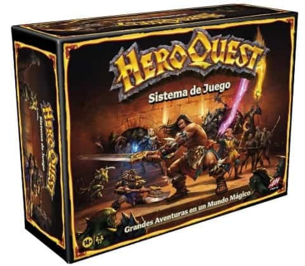 Hasbro Gaming Avalon Hill - Sistema de Juego HeroQuest - Juego de Aventuras en Mazmorras para 2 a 5 Jugadores a Partir de 14 años