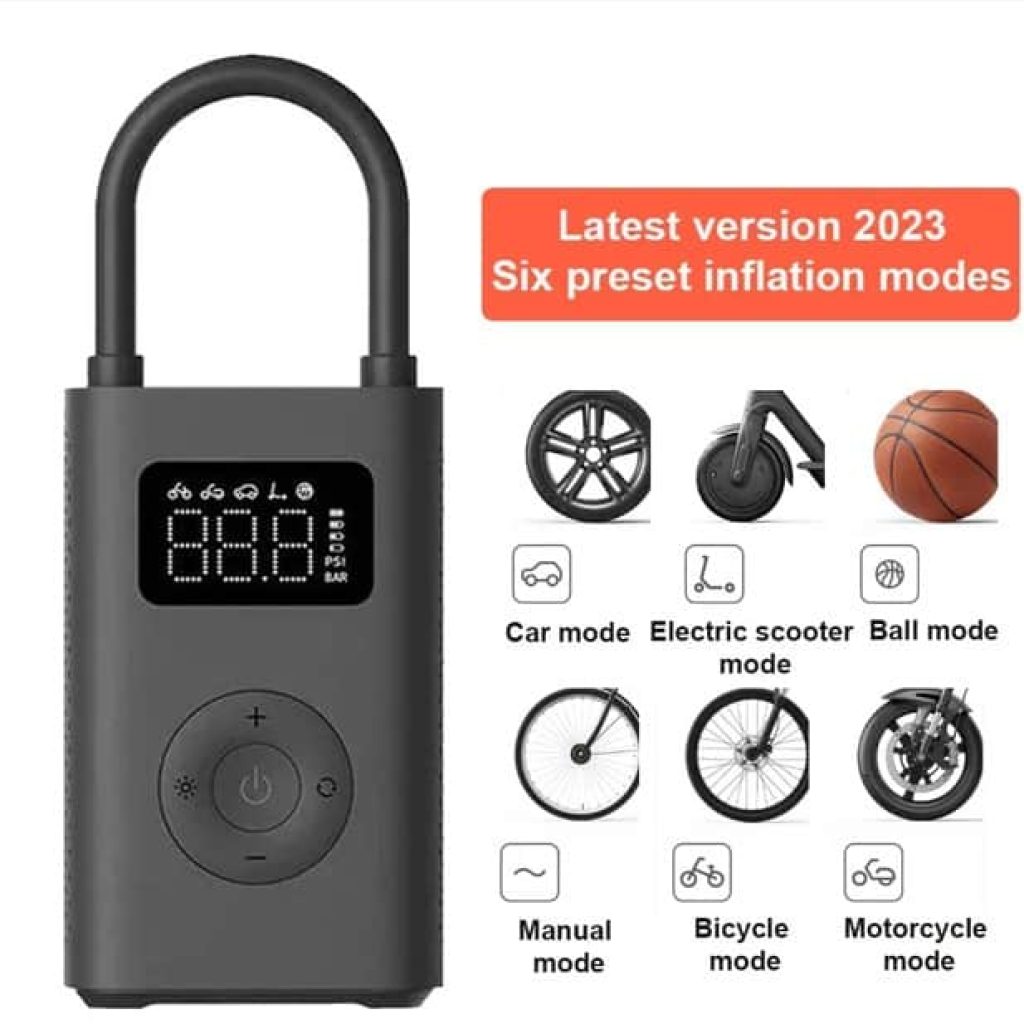 Compresor de aire Xiaomi 2​, bomba de aire portátil​, para automóviles, balones, scooters, bicicletas