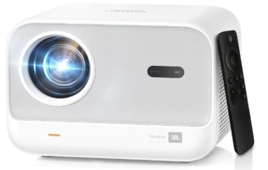 Proyector【Sound by JBL & 1s Auto Focus】 700ANSI Full HD 1080P Nativo Proyector Portátil,YABER WiFi6 Bluetooth Proyector, Smart Proyector Cine en Casa/Exterior para Movil/iOS/Android/TV Stick/PS5 HDMI