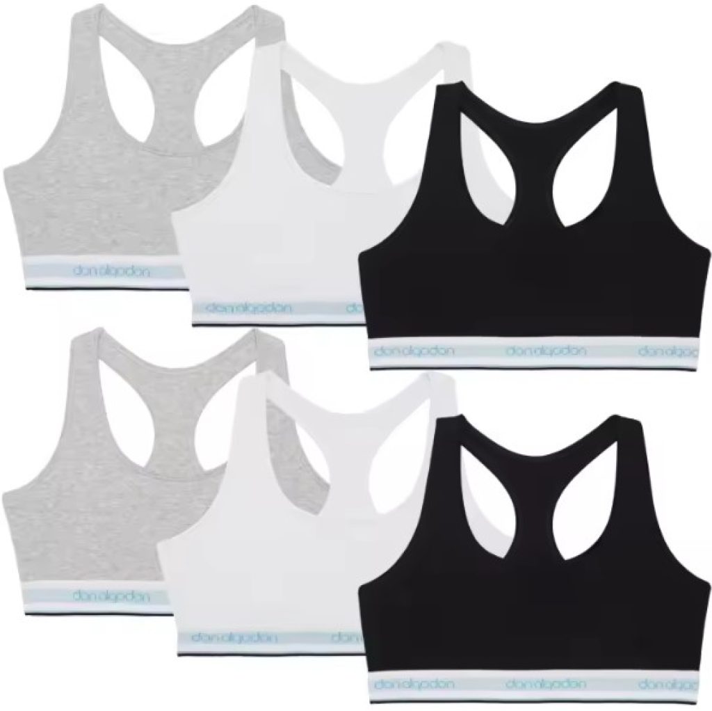 Don Algodón Pack 6 Tops Deportivos Tallaje pequeño 2 Unidades, Tops Deportivos Transpirables Mujer