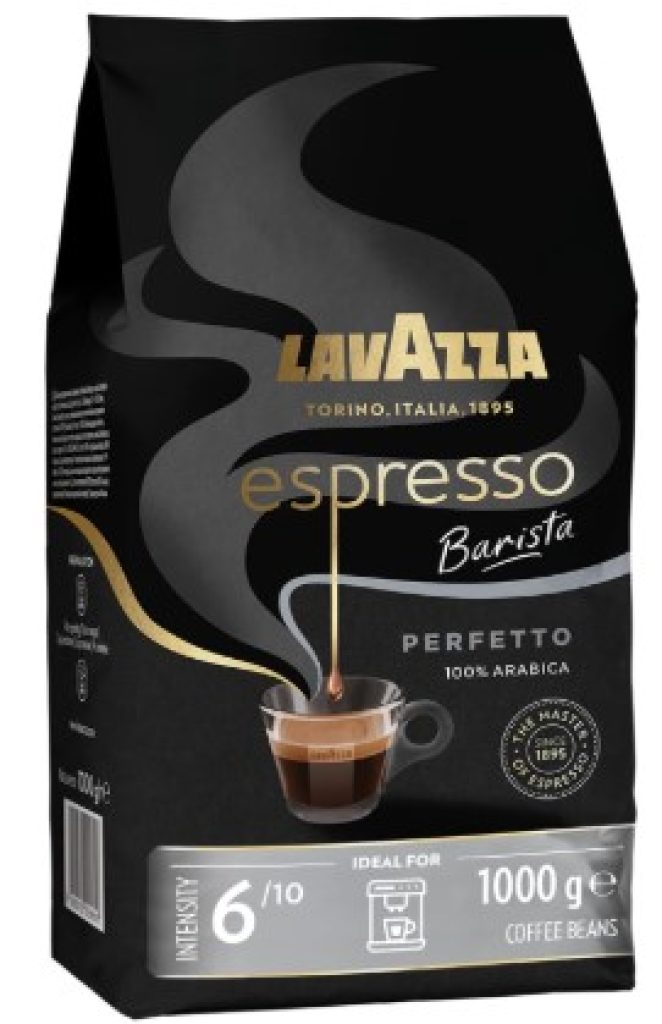 Lavazza, Espresso Barista Perfetto, Café en Grano Natural, 100% Arábica, Intensidad 6/10, Tueste Medio, 1 kg