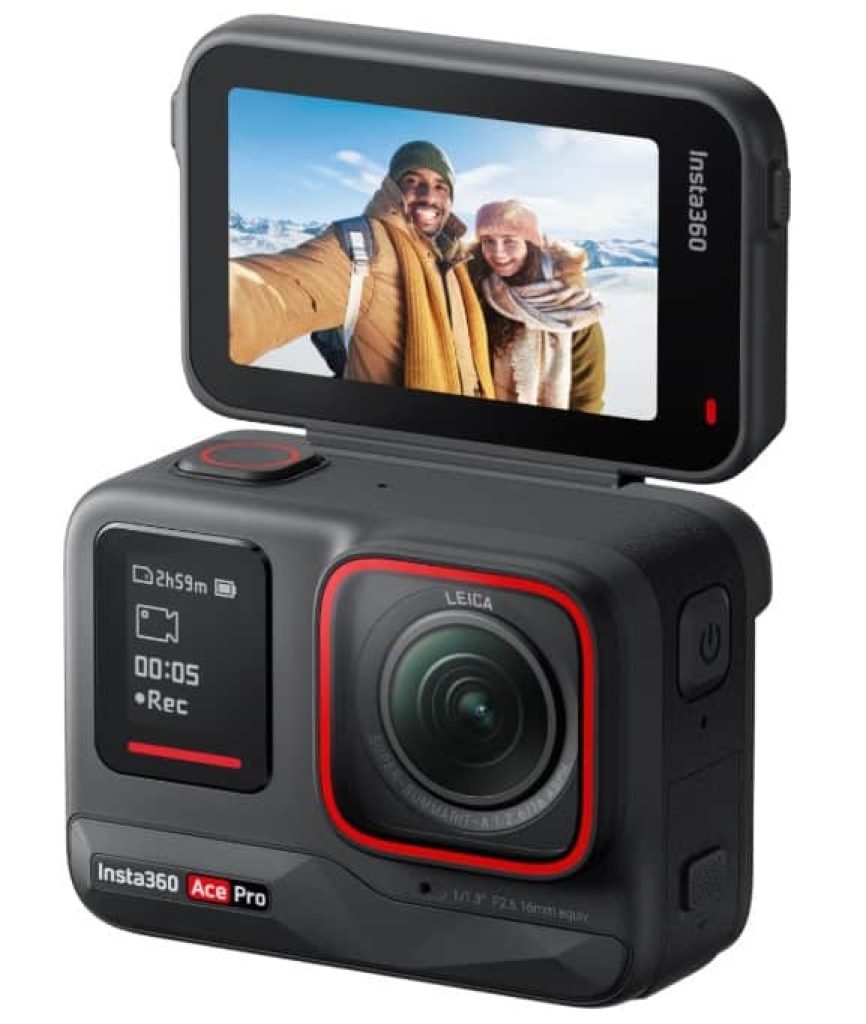 Insta360 Ace Pro: Cámara de acción Impermeable diseñada con Leica, 4K a 120fps, Funciones de IA