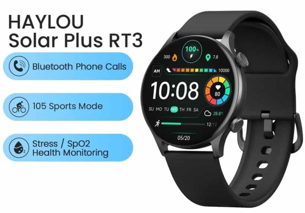 HAYLOU reloj inteligente Solar Plus RT3