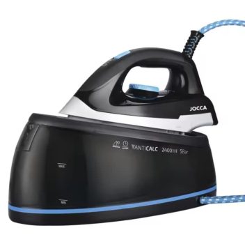 Centro de planchado ultrapotente Jocca con suela de cerámica Silver MAX ultradeslizante, 2L, 2400W