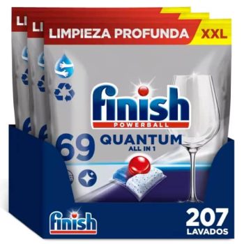 Finish Powerball QUANTUM ALL IN 1 Regular Pastillas para Lavavajillas