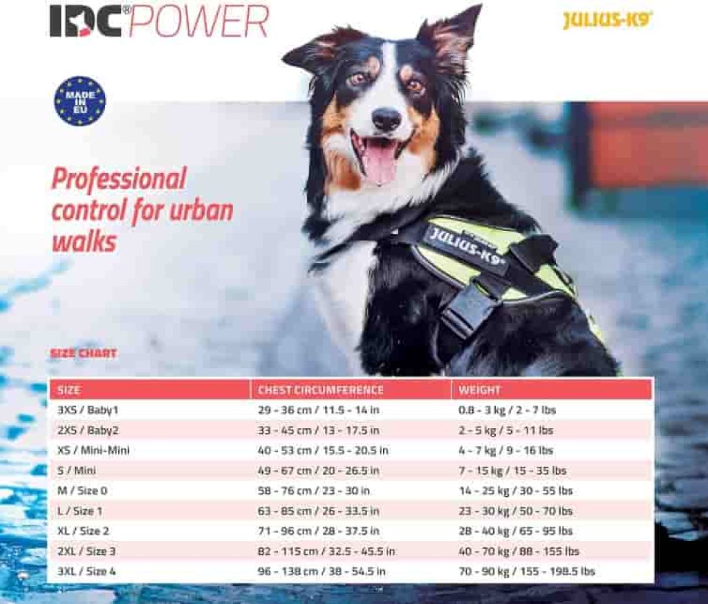 Julius-K9, Arnés IDC Power, Tamaño: S / Mini, Vaqueros - Arnés para perros