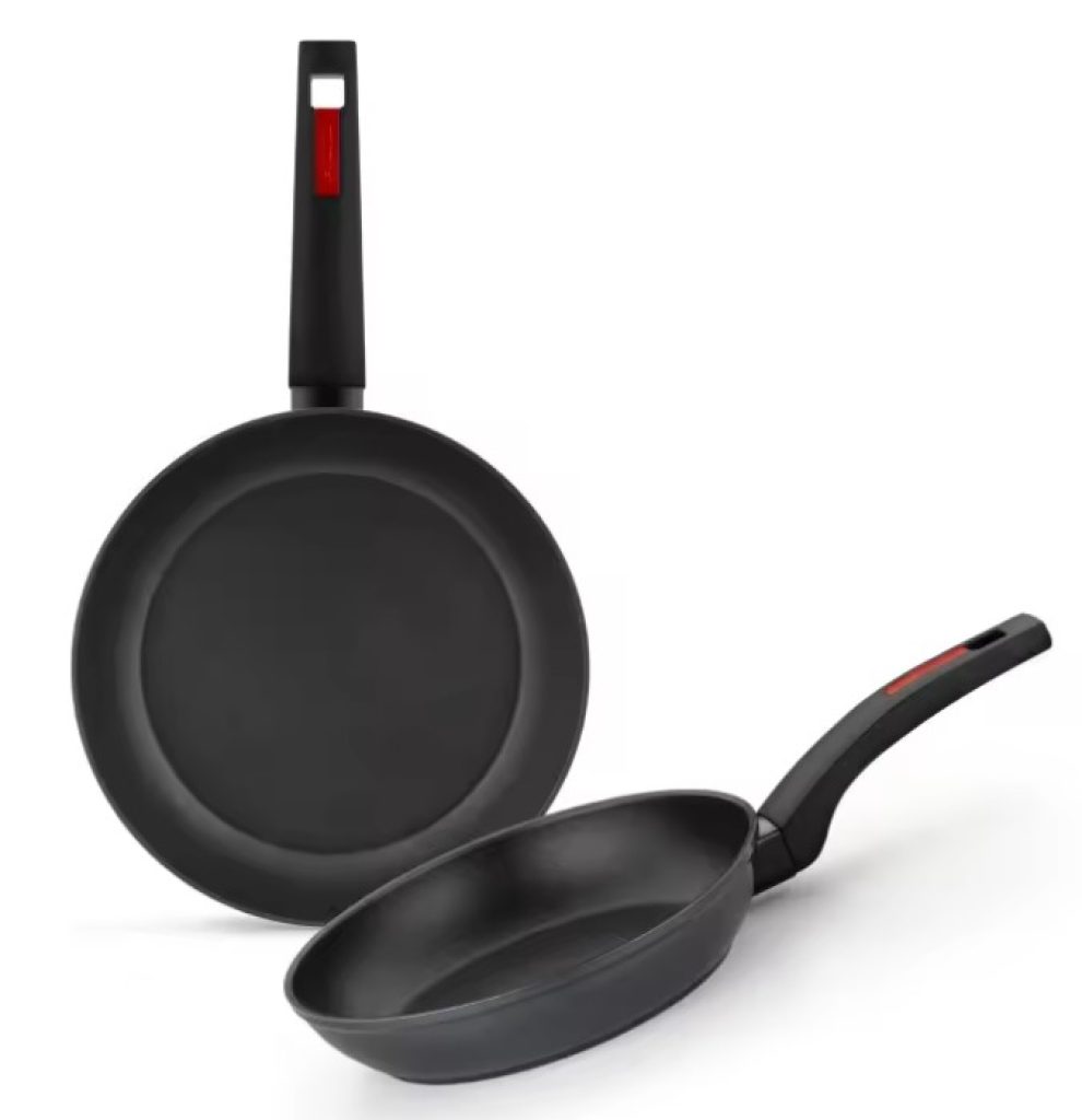 Monix - Set Sartenes Antiadherentes Sunset, 2 Unidades, Lote 22 y 26 cm, Aluminio Forjado, Todo Tipo de Cocinas