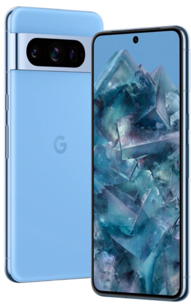 Móvil - Google Pixel 8 Pro, Celeste, 128 GB, 12 GB RAM