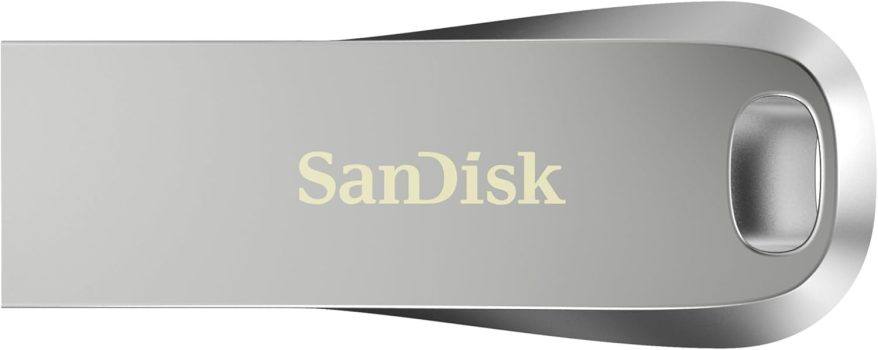 SanDisk 128GB Ultra Luxe Memoria flash, USB 3.2, con velocidades de transferencia hasta 400MB/s