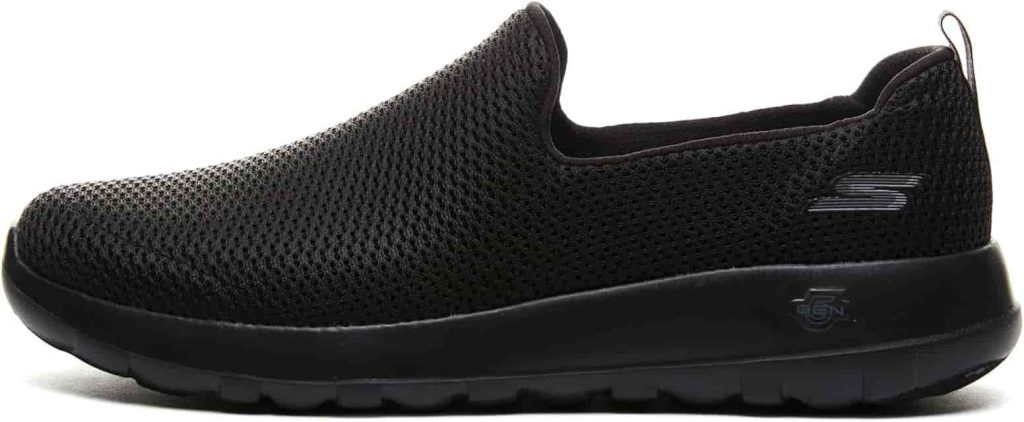 Skechers Go Walk MAX-Athletic Air Mesh-Zapatos de Senderismo Sin Cordones, Zapatillas Hombre