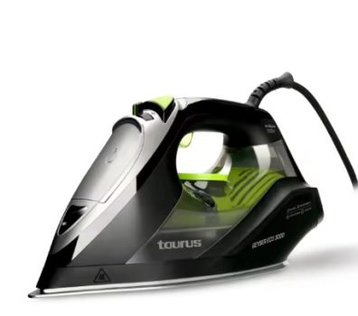 Taurus - Plancha de vapor Geyser Eco 3000. Color Negro. Material producto Plástico. Potencia 3.000 W. Longitud del cable 200 cm