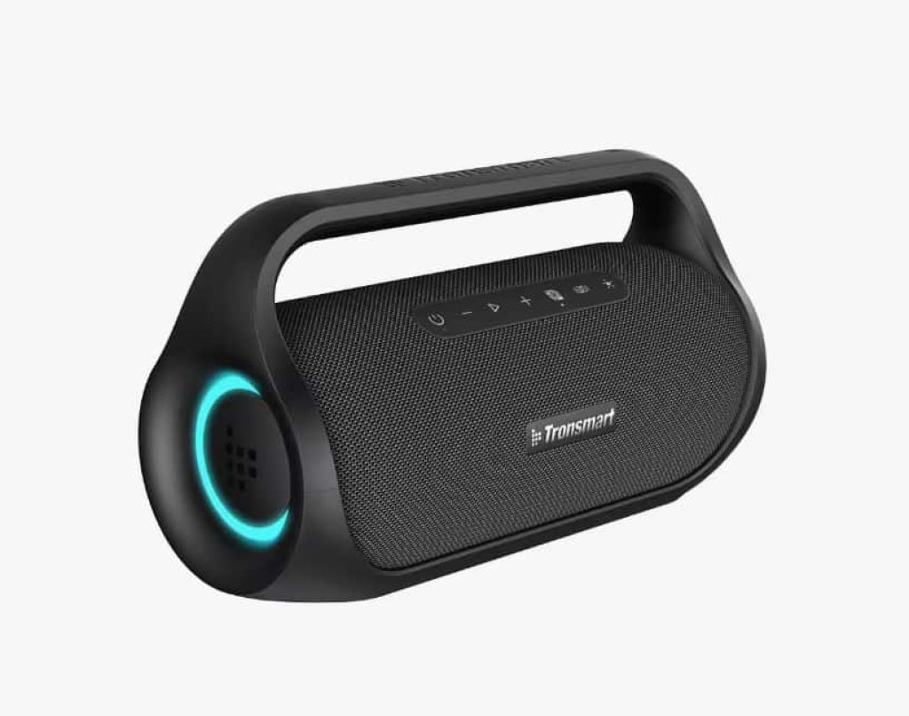 Tronsmart Bang Mini Altavoces Bluetooth 80W, Sonido Stereo 360°, 18 Horas de Reproducción, Altavoz portatil Bluetooth 5.3