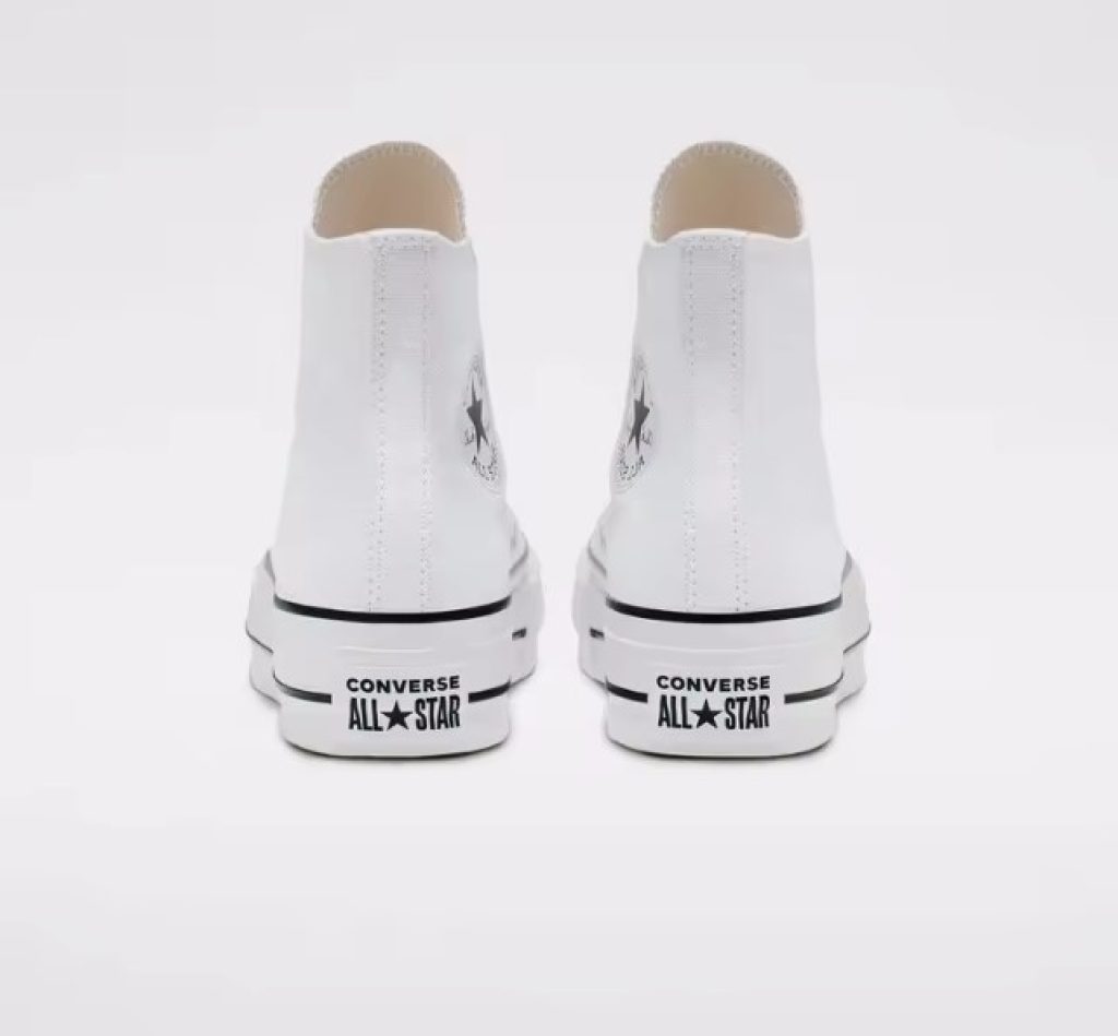 Zapatillas Converse Plataforma Chuck Taylor All Star Plataforma bota Blanca | Clásicas y elegantes | Estilo Retro Urbano