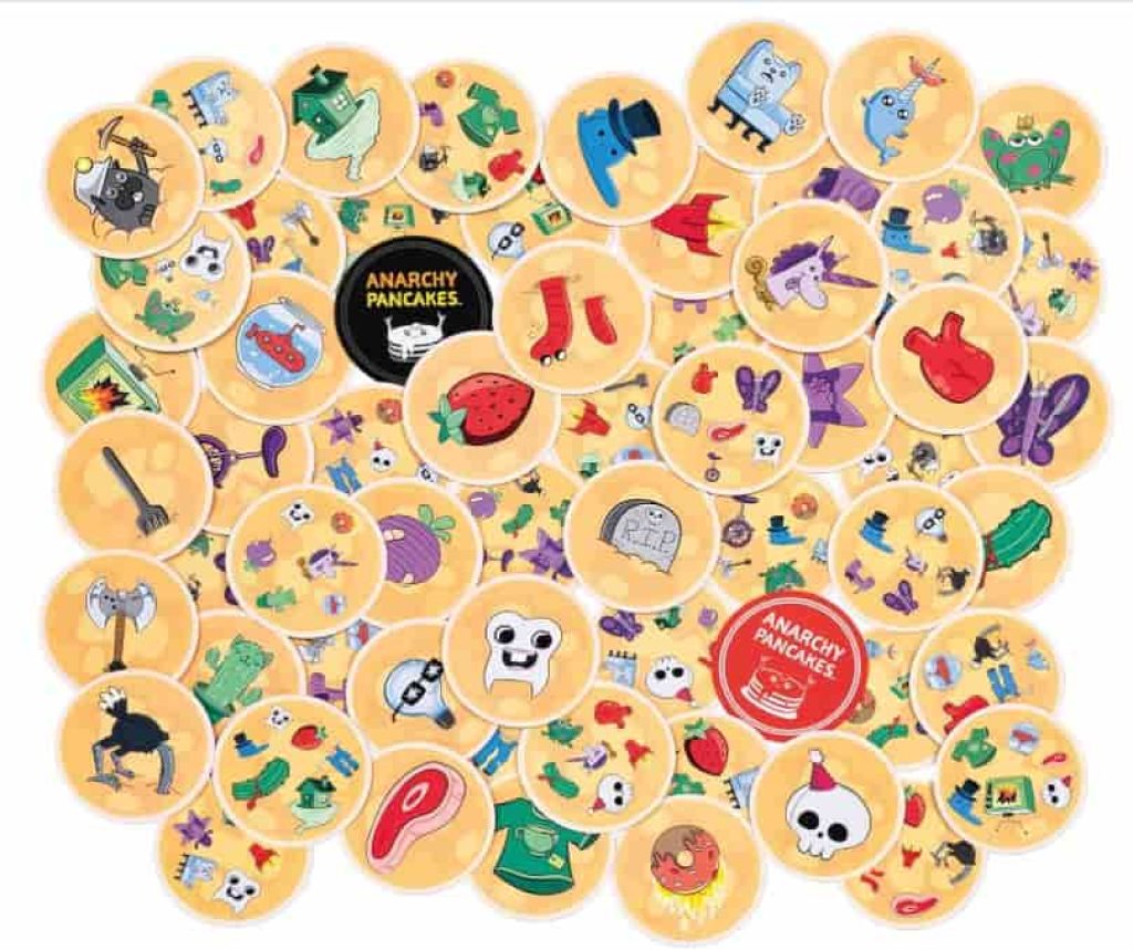 Zygomatic | Dobble Anarchy Pancake | Juego de Cartas | A Partir de 7 años | De 2 a 8 Jugadores | 15 Minutos por Partida | Multilenguaje (Incluye Español) en oferta en amazon.