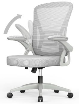 Naspaluro Silla de Oficina, Silla de Escritorio Ergonómica, Altura Ajustable, Silla Giratoria para Ordenador