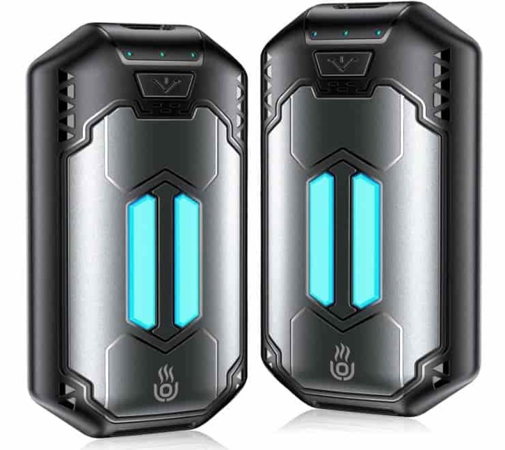 2 Pack Calentador de Manos Recargable OUTJUT 6000mAh Calienta Manos Calienta Manos Electrico Portátil 3 Modos de Calor Regalos para Raynauds, Golf, Camping, Senderismo
