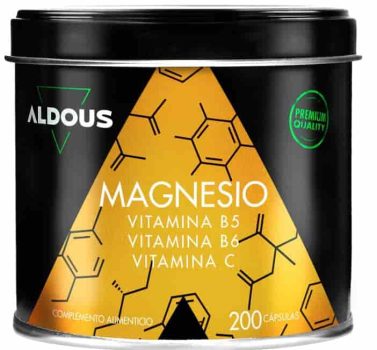 200 Cápsulas Citrato de Magnesio | 1500 mg + Vitamina C, B6, B5 Dosis Diaria | Magnesio Alta Biodisponibilidad | Vitaminas para el Cansancio y Fatiga | Articulaciones, Músculos | Fabricado España