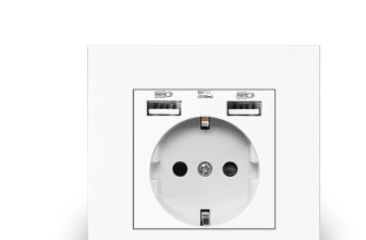 Conexión USB, Enchufe de Dormitorio, Salida de toma de corriente estándar de la ue, AC 110V-250, Sin LOGO españa 16A socket panel, Fuente de alimentación de pared USB outlet