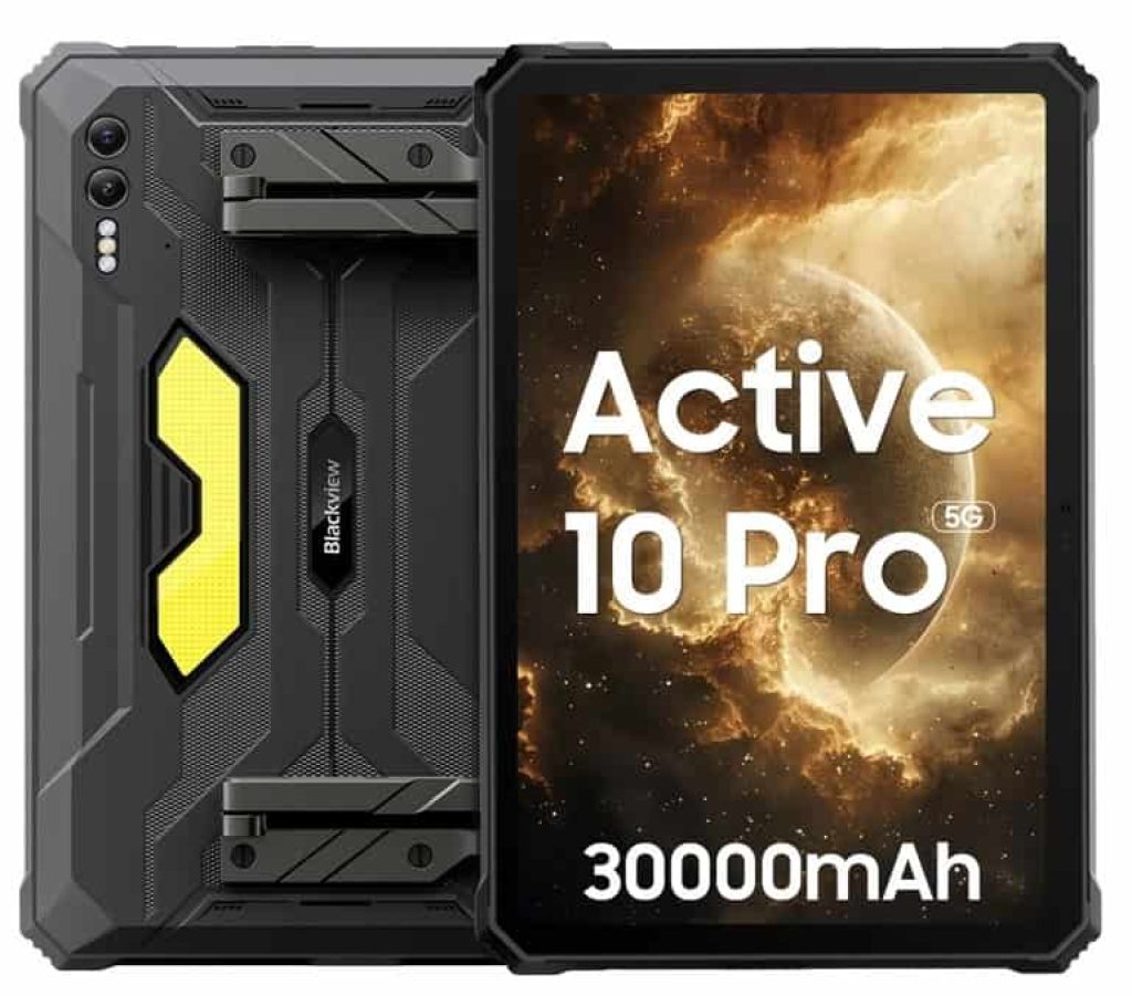 Blackview Active 10 Pro Tablet resistentes 5G MTK 7300, pantalla FHD+ de 11", 12GB 512GB, batería de 30000mAh Cámara de 108MP